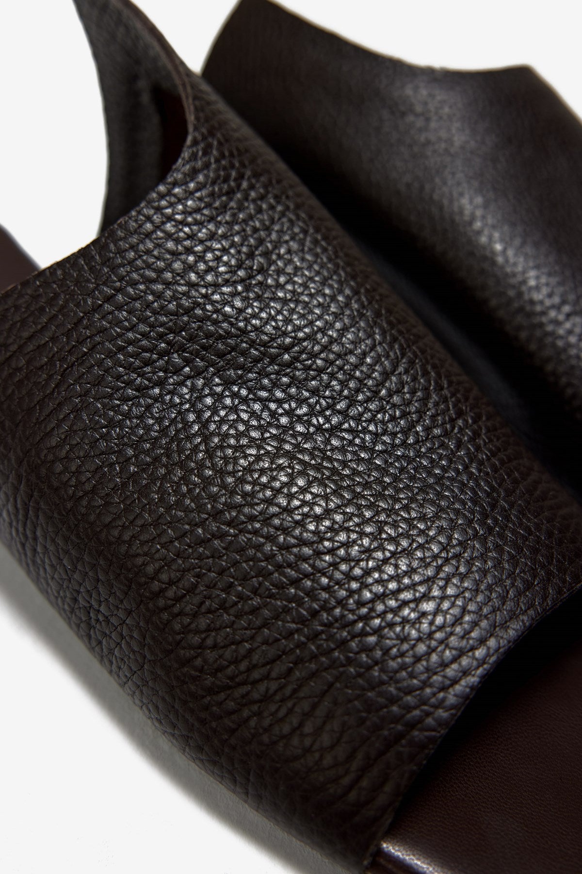 Mellow Kahverengi Gerçek Deri Kadın Terlik