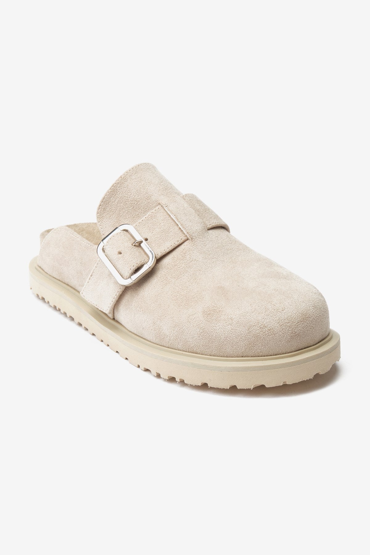 Bej Süet Sabo Kadın Mantar Terlik