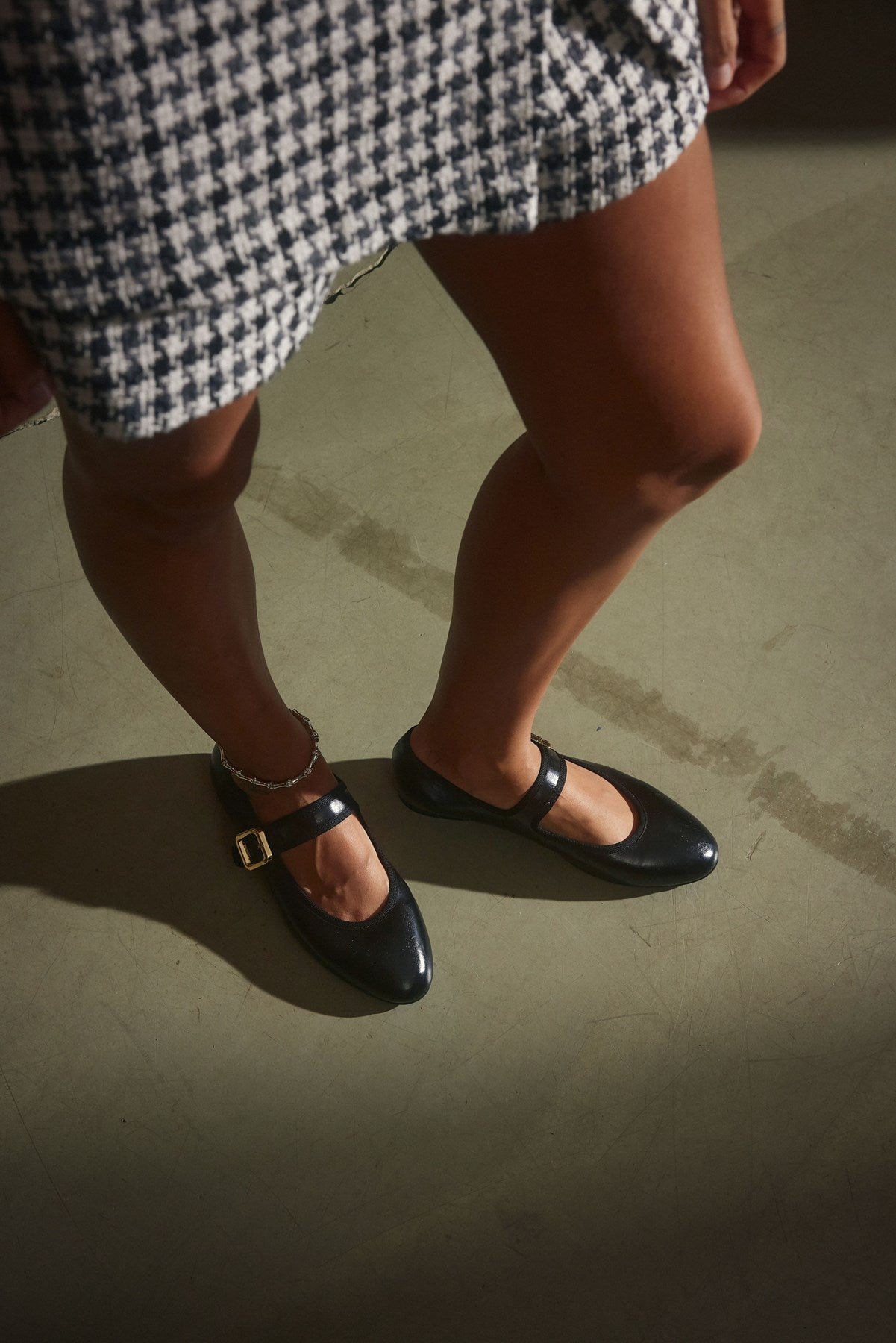 Mist Siyah Cilt Toka Detaylı Kalın Bantlı Kadın Babet