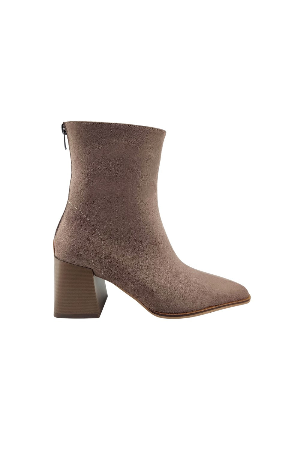 Daisy Vizon Süet Kadın Topuklu Bot