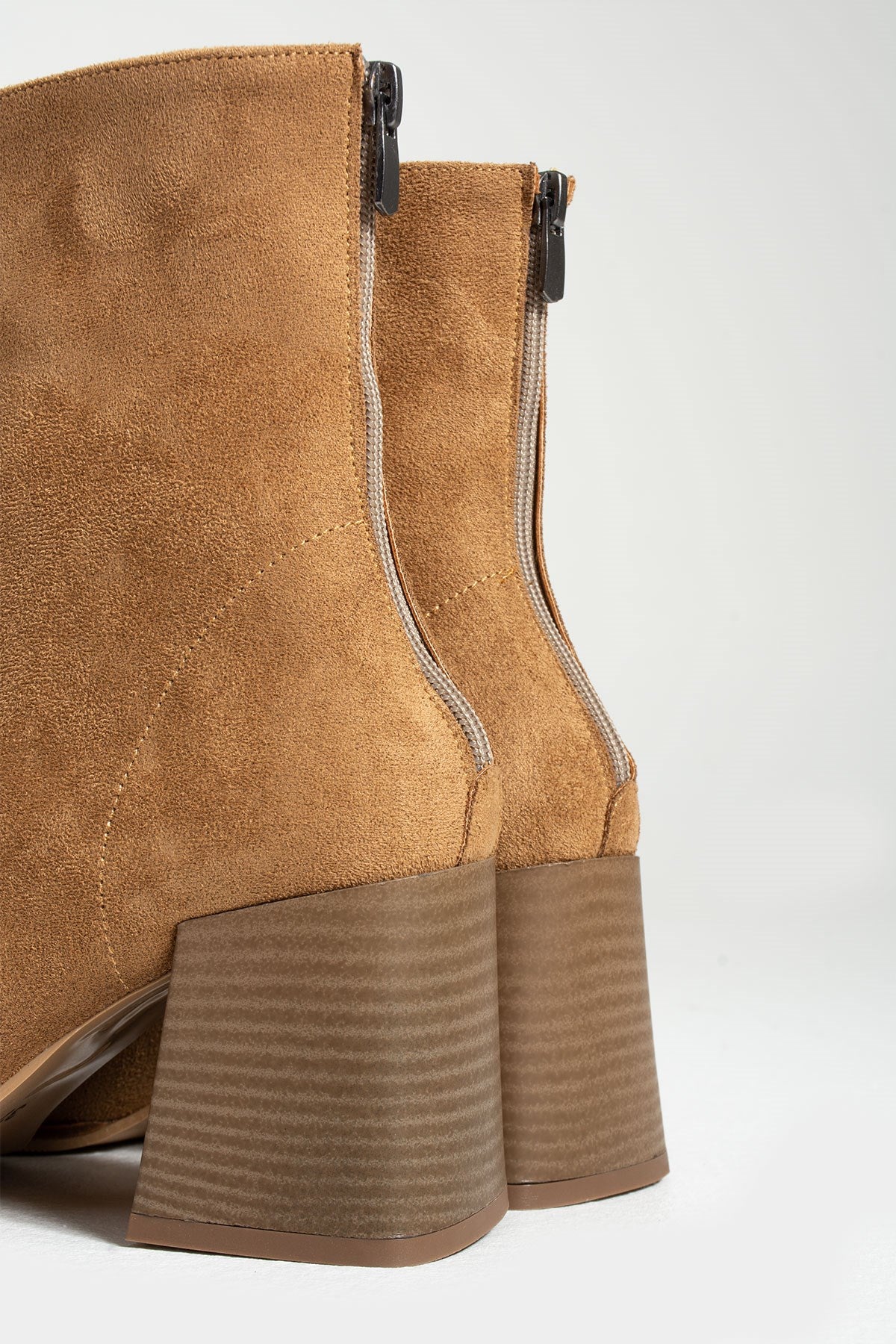 Daisy Açık-Taba Süet Kadın Topuklu Bot