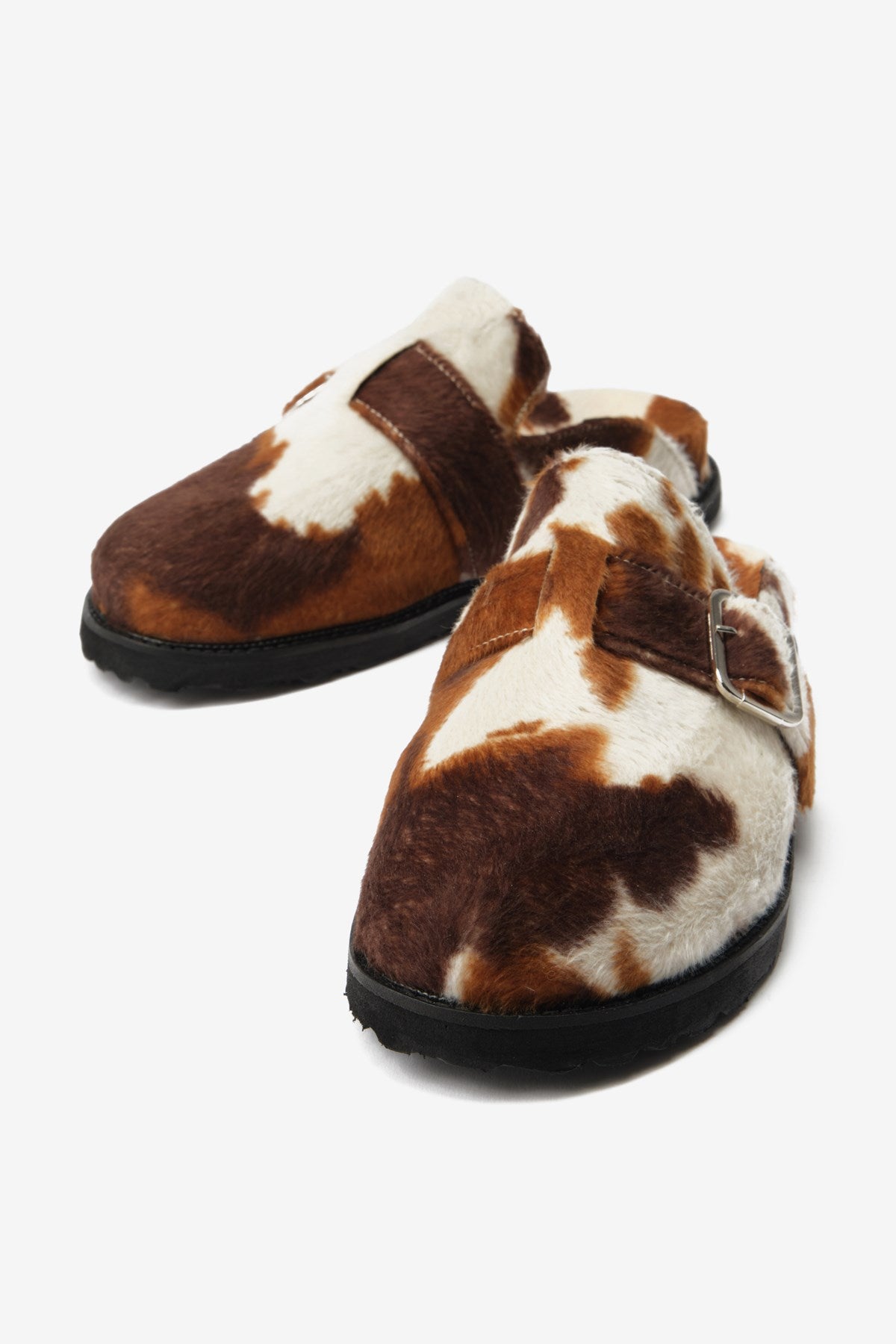 Bej-Kahve Süet Sabo Kadın Mantar Terlik