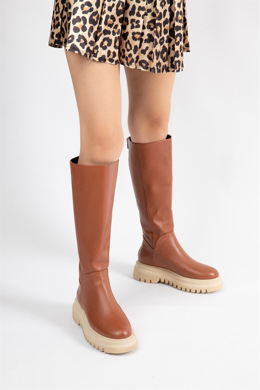 Alpha Taba Cilt Kadın Çizme