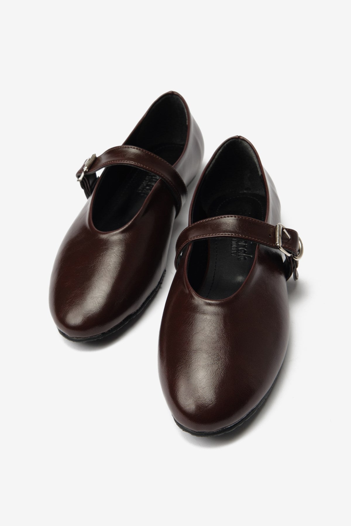 Bordo Rugan Toka Detaylı Balerin Kadın Babet