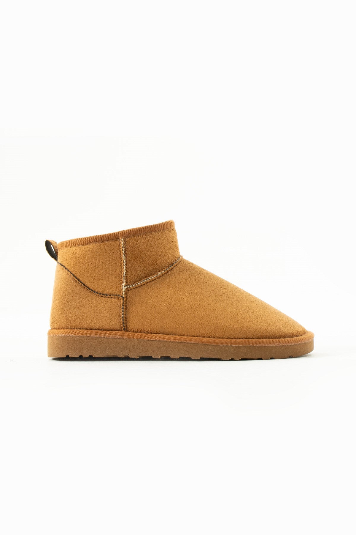 Liana Taba Süet İnce Tabanlı İçi Kürklü Kadın Bot