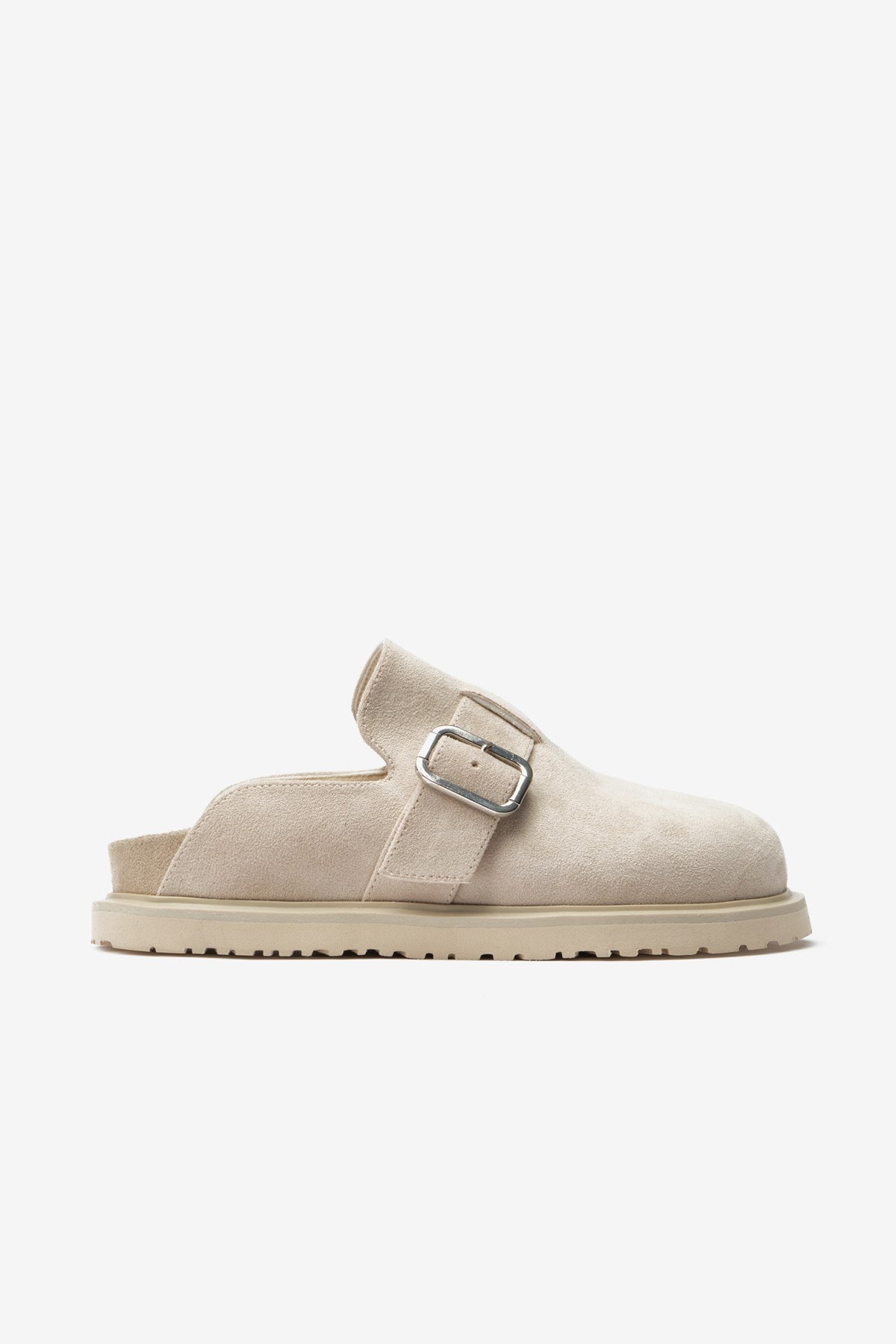 Bej Süet Sabo Kadın Mantar Terlik