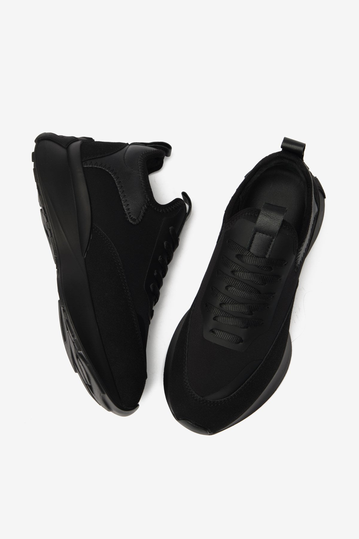 Dimity Siyah Gerçek Deri Süet Kadın Spor Ayakkabı