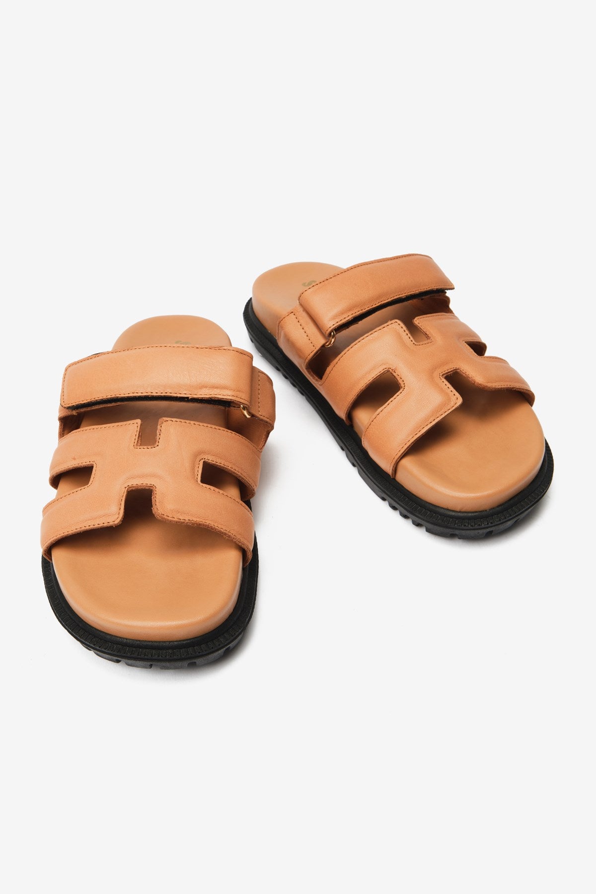 Diva Taba Gerçek Deri Kadın Terlik