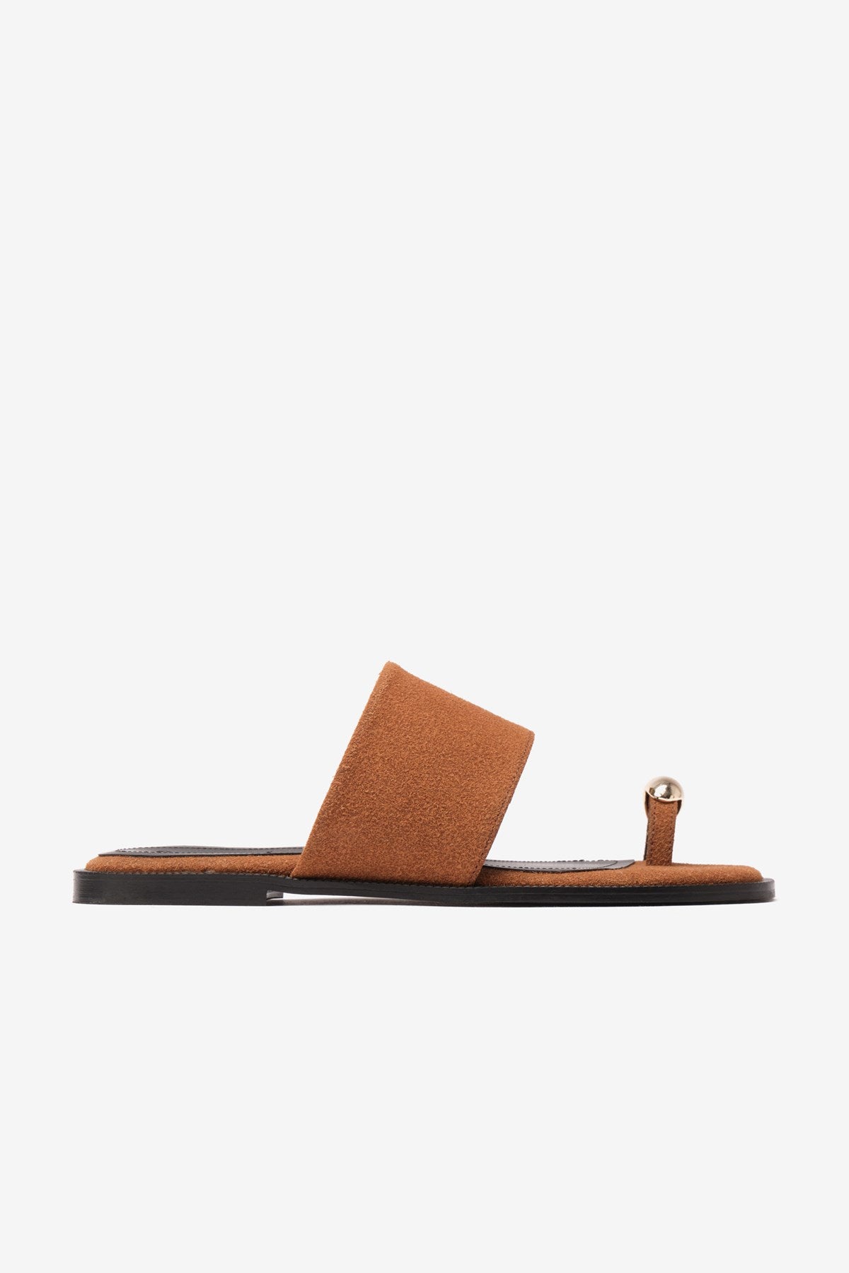 Breeze Taba Süet Parmak Arası Kadın Terlik