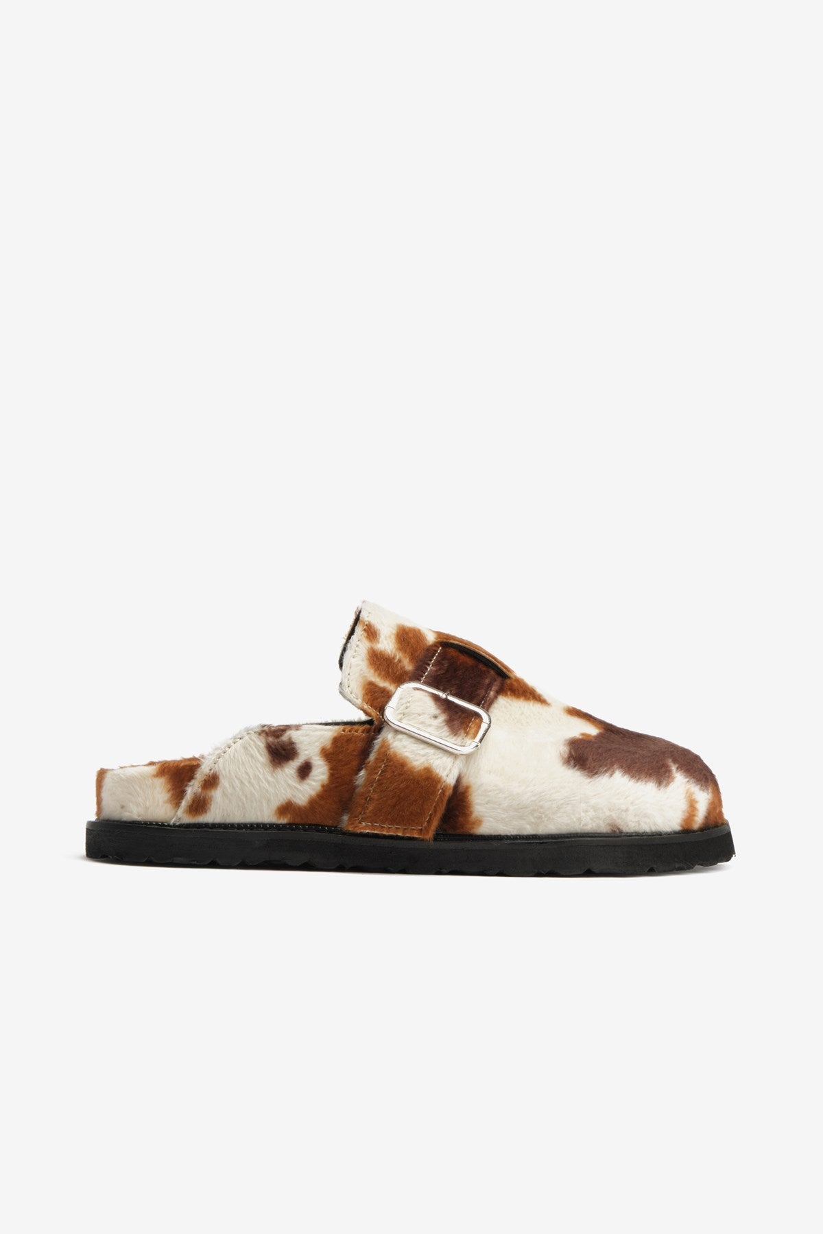 Bej-Kahve Süet Sabo Kadın Mantar Terlik