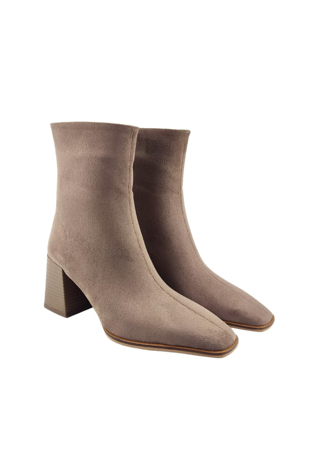 Daisy Vizon Süet Kadın Topuklu Bot