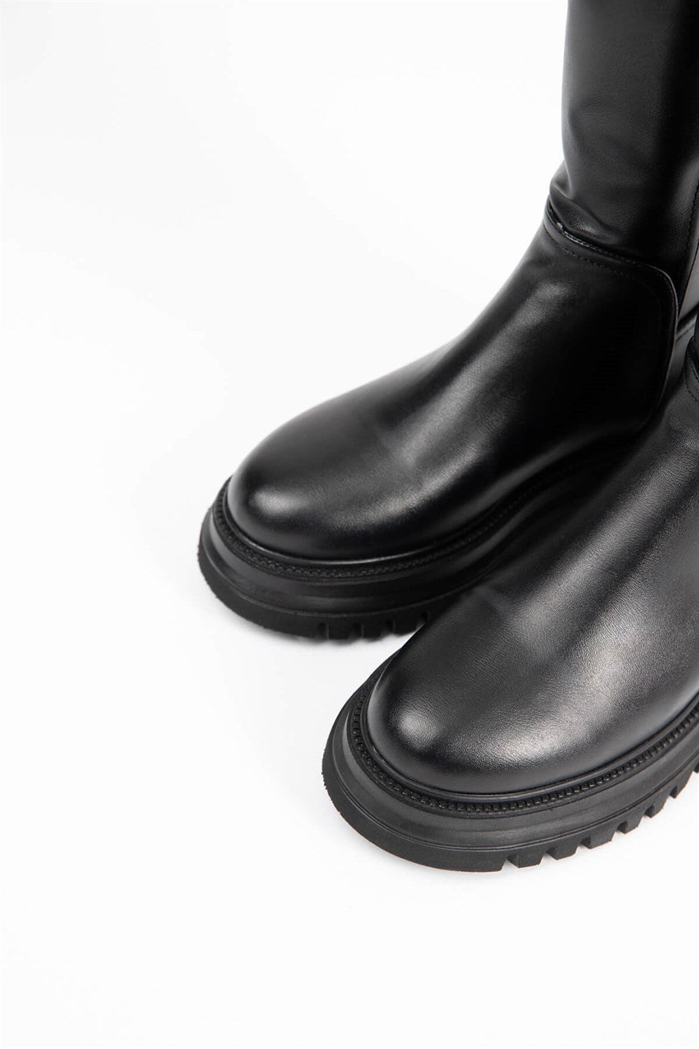 Alpha Siyah Cilt Kadın Çizme