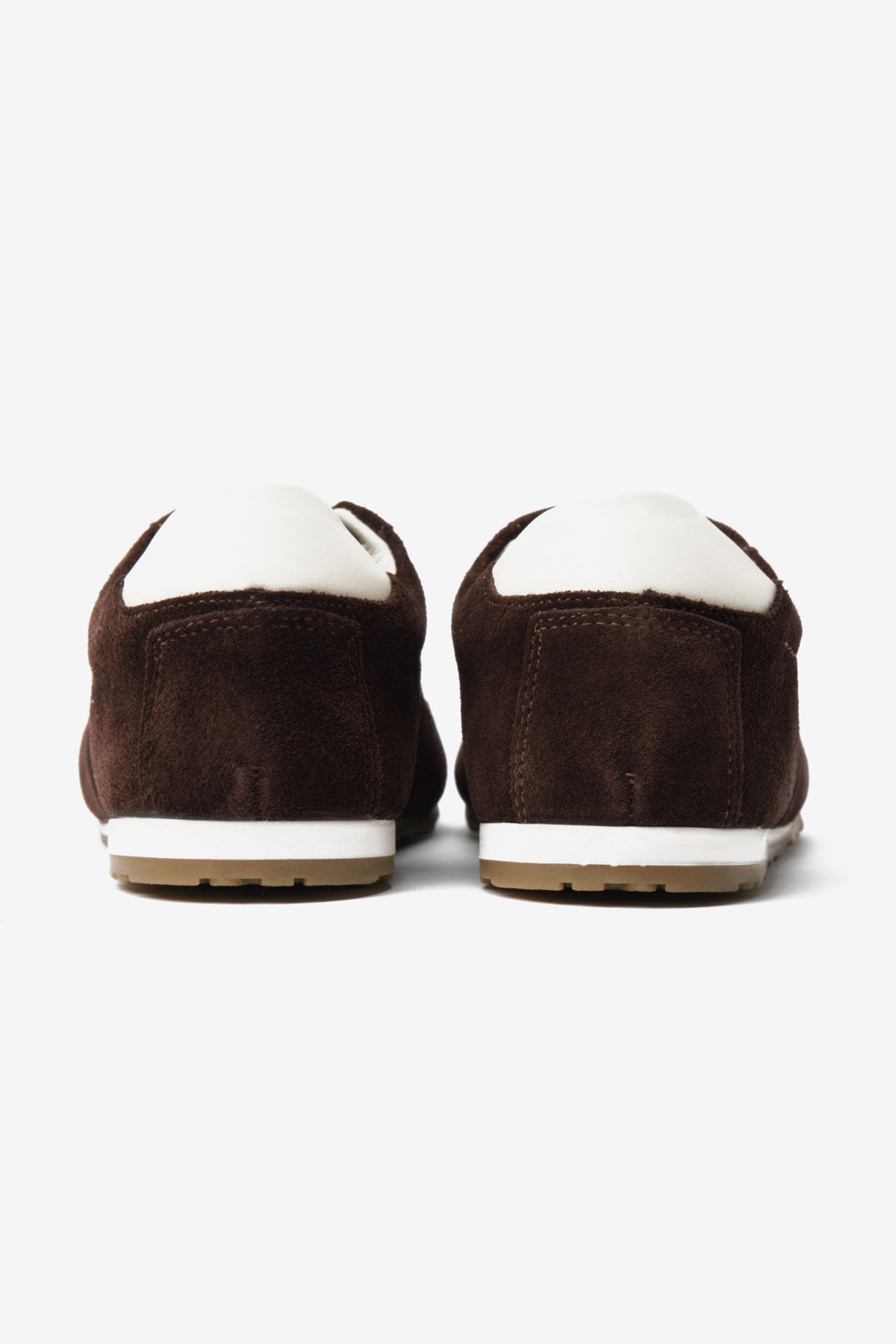 Kahverengi Gerçek Deri Süet Kadın Spor Ayakkabı