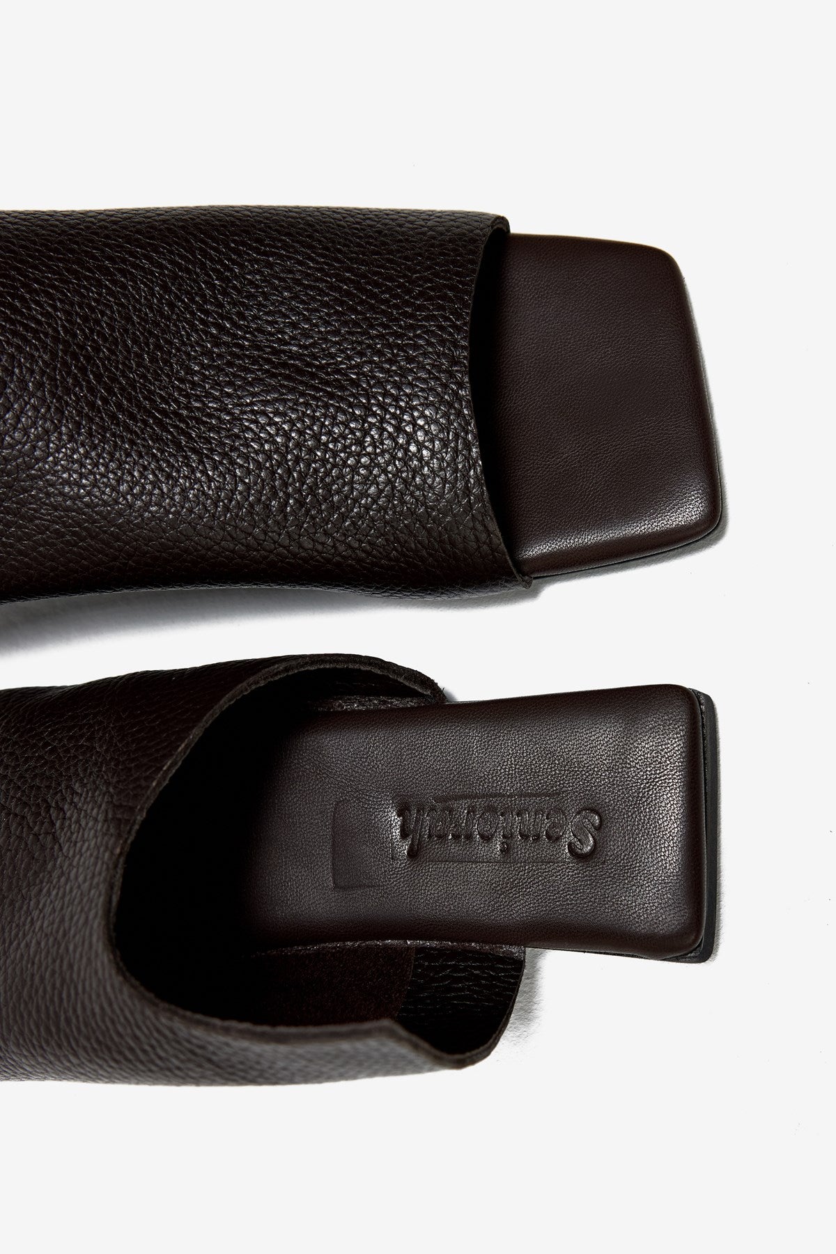 Mellow Kahverengi Gerçek Deri Kadın Terlik