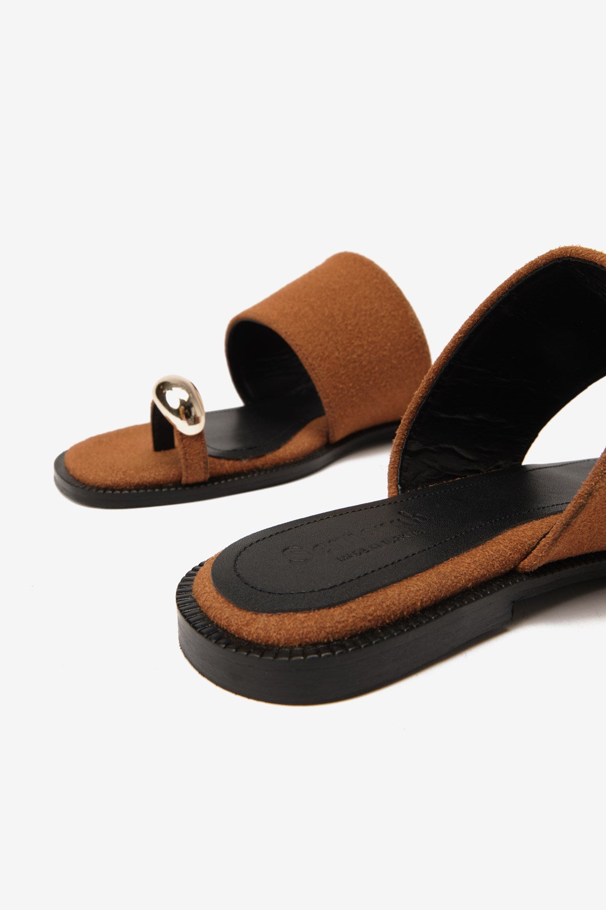 Breeze Taba Süet Parmak Arası Kadın Terlik