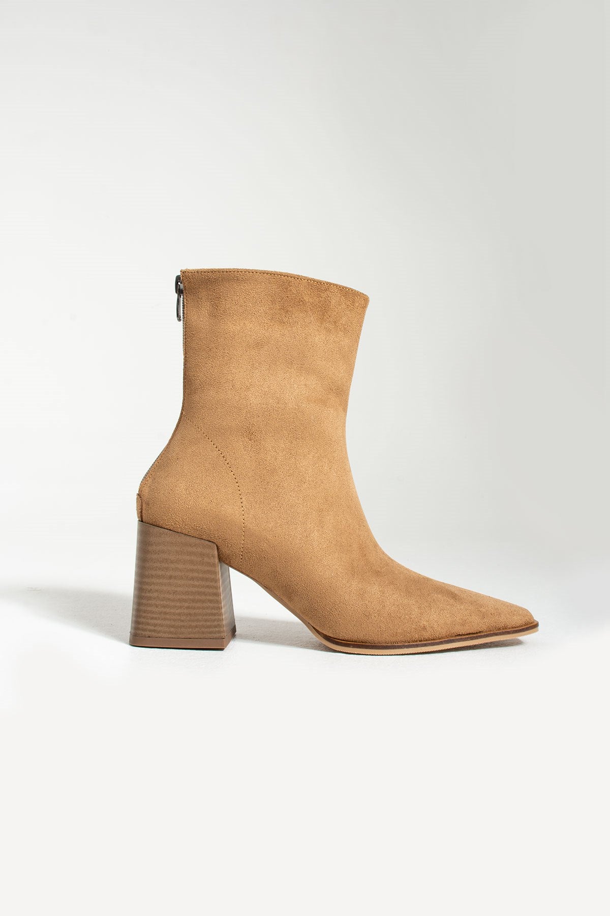 Daisy Açık-Taba Süet Kadın Topuklu Bot