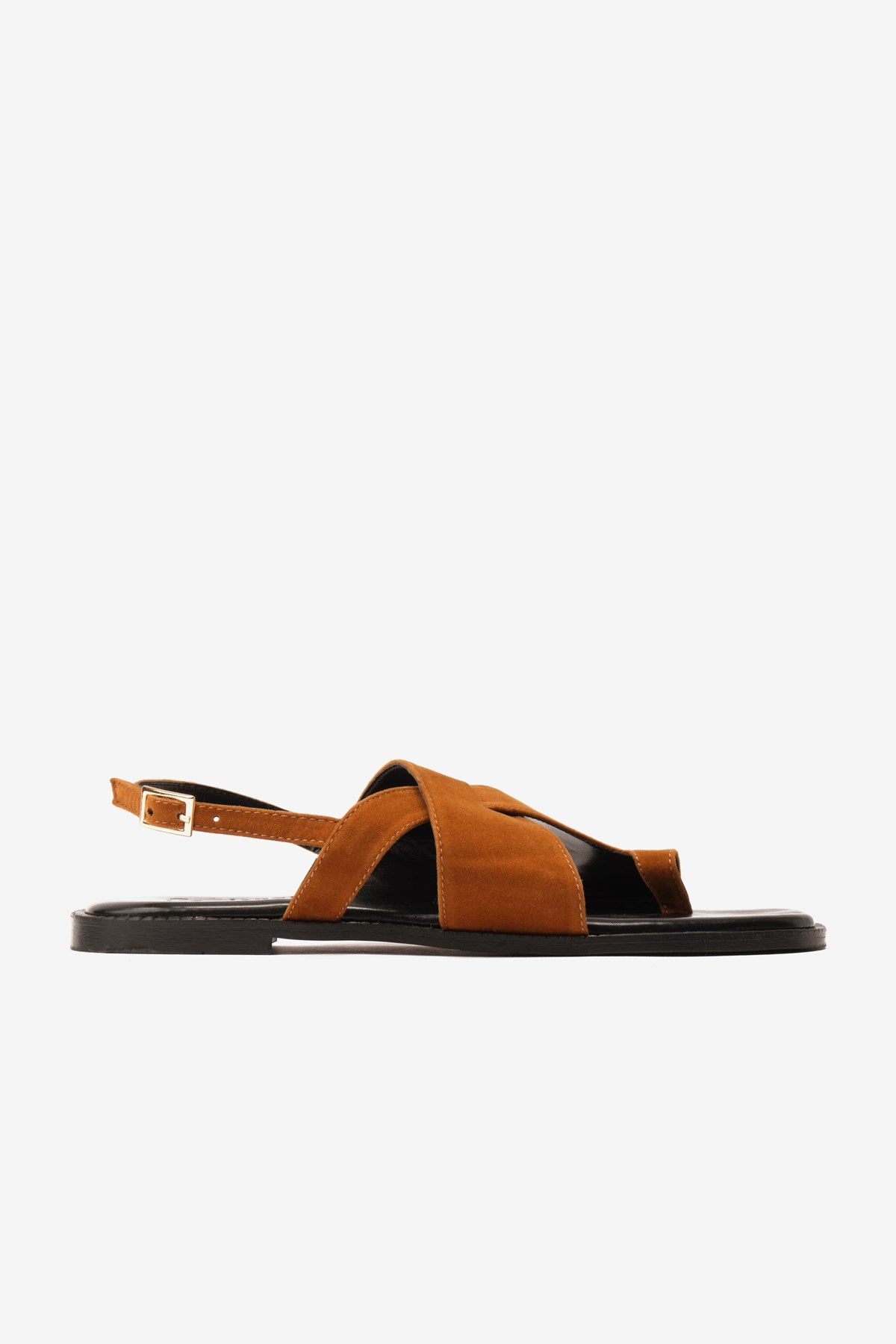 Gaia Taba Süet Parmak Arası Kadın Sandalet